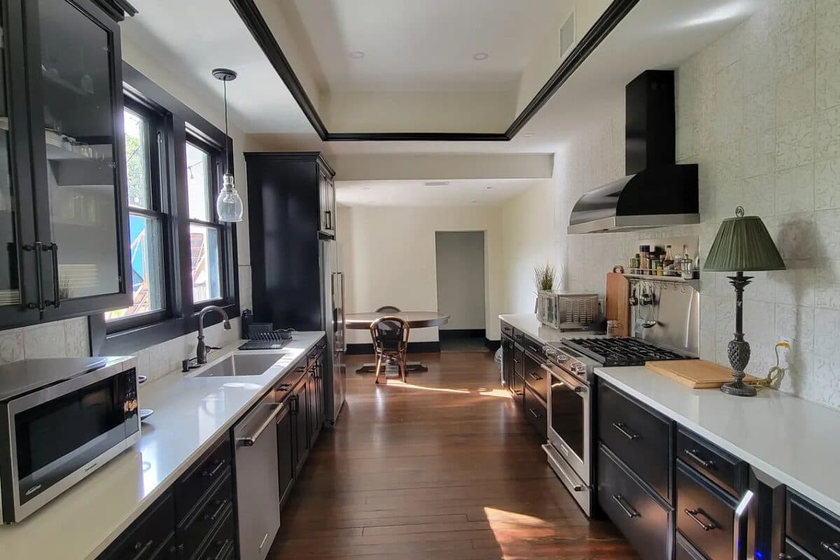 Finished kitchen remodel in a renovated St. Petersburg bungalow