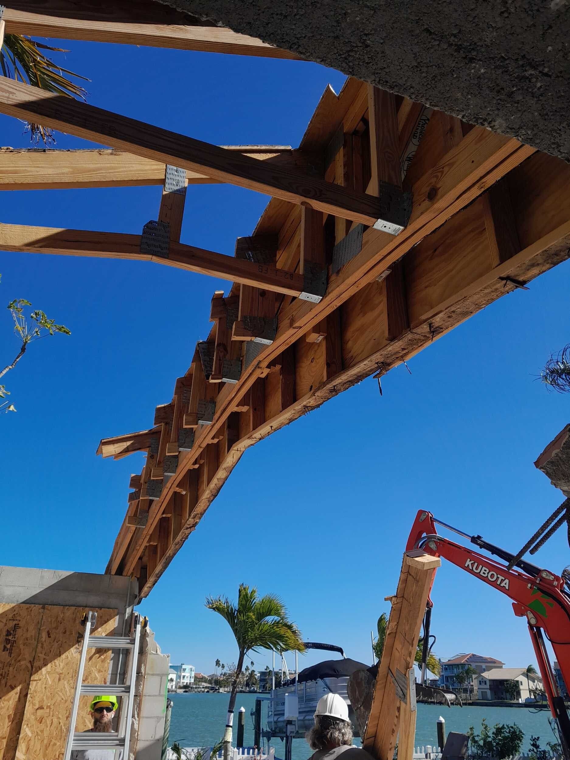 Custom home under construction in St. Petersburg — the reassessment mechanics start when the certificate of occupancy hits