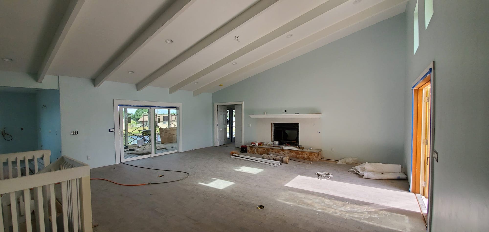 Custom home stamped architectural plans and structural details during the design phase in St. Petersburg