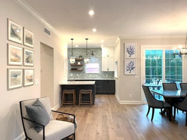 Updated kitchen with new cabinets and appliances by Revolution Contractors