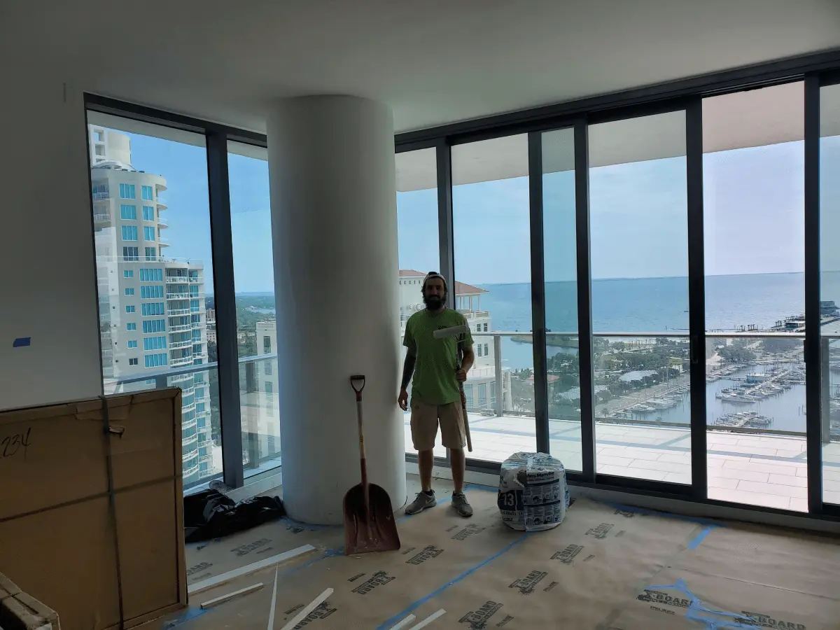 modern living room condo