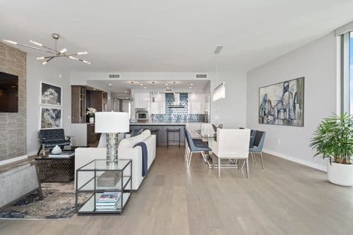 Downtown condo kitchen renovation by Revolution Contractors