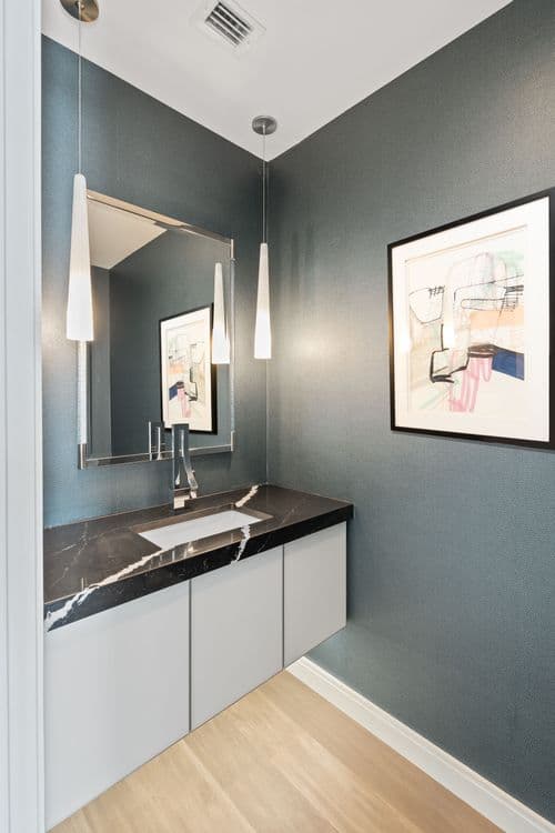 Downtown condo bathroom renovation by Revolution Contractors