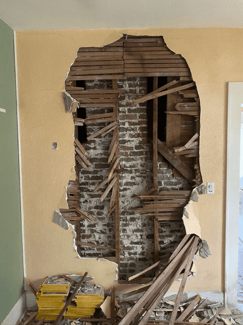 Historical bungalow during renovation 1