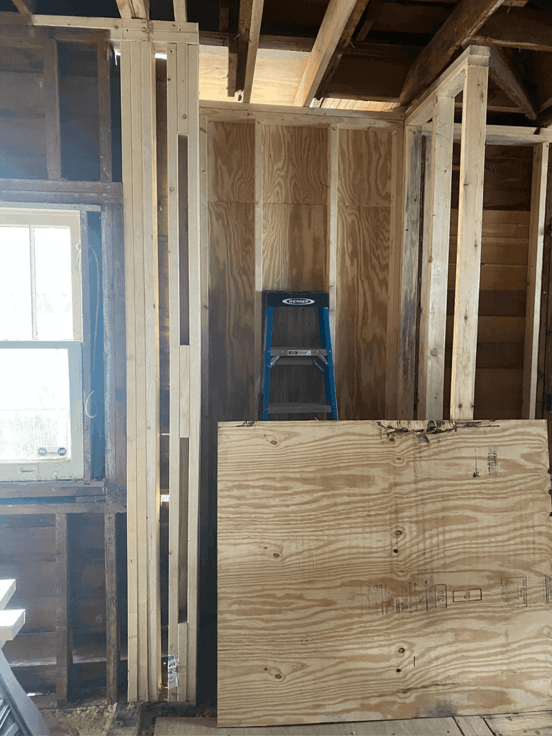 Historical bungalow during renovation 2