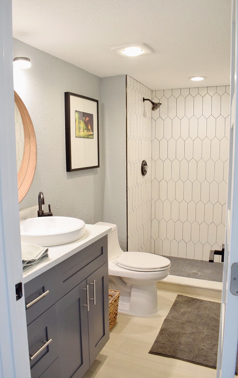 Downtown St. Pete condo bathroom remodel