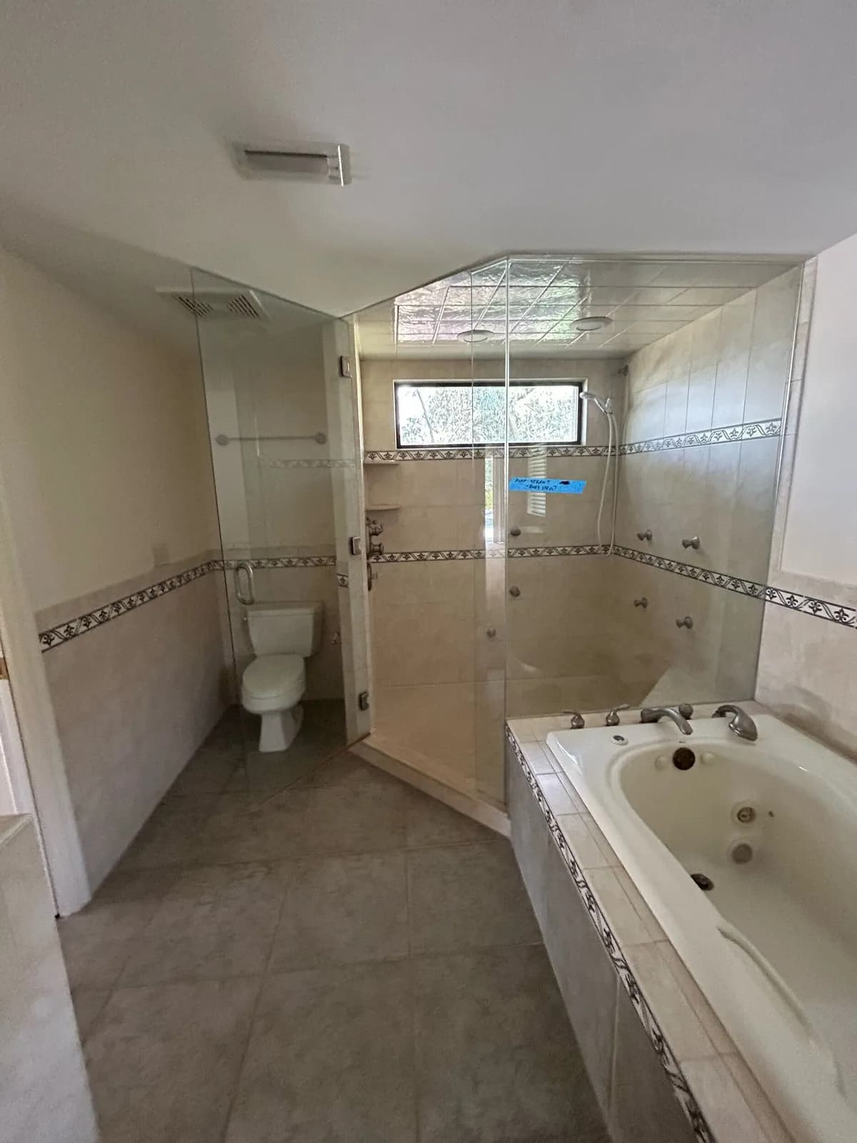 Outdated bathroom vanity in need of replacement