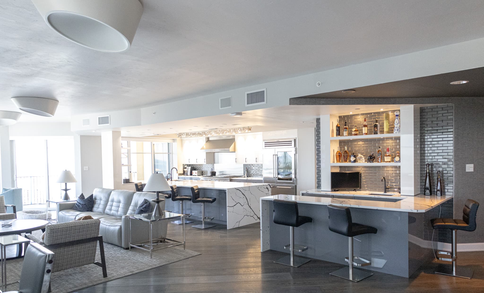 Open plan remodel by Revolution Contractors