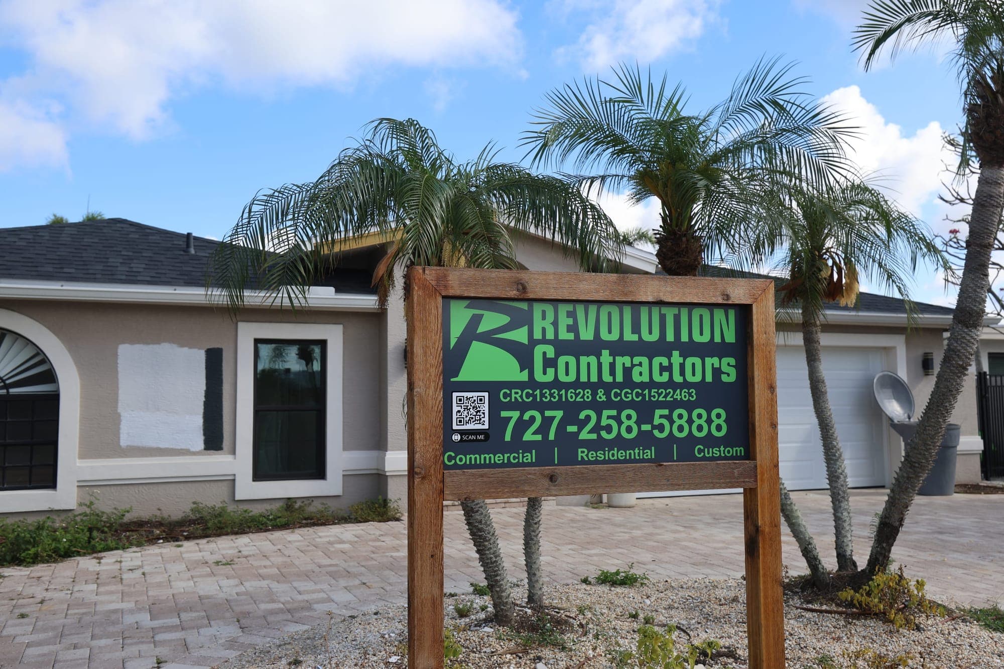 Revolution Contractors on-site at a flood zone renovation project