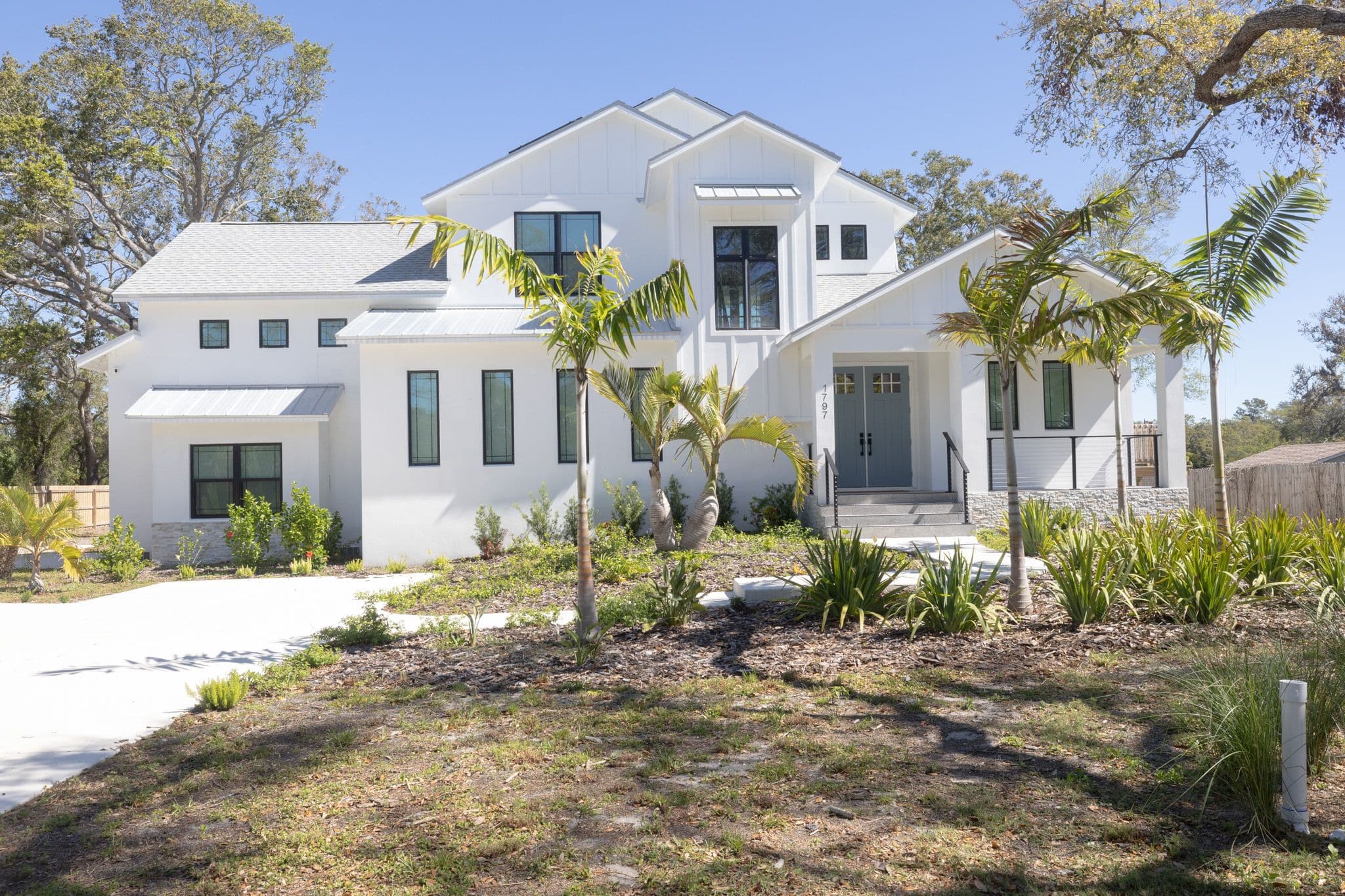 Finished flood zone home renovation exterior by Revolution Contractors