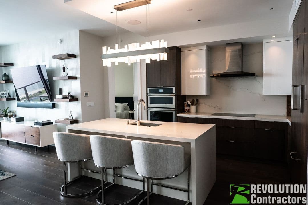 Revolution Contractors condo kitchen remodel in Pinellas County