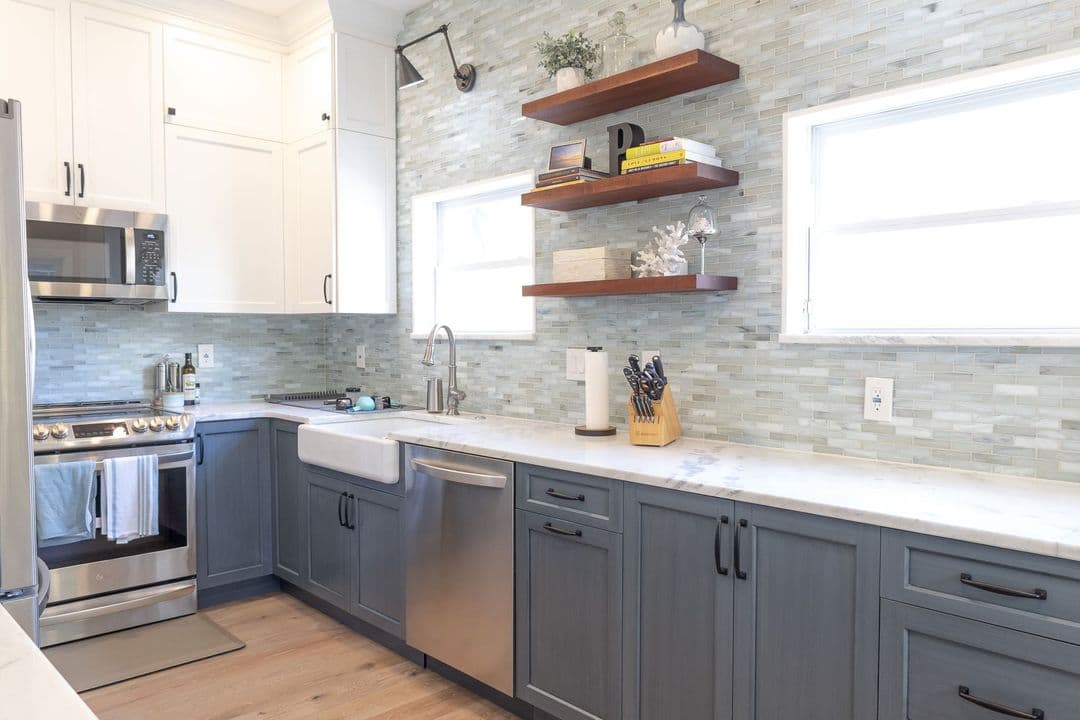 Downtown townhome kitchen remodel by Revolution Contractors