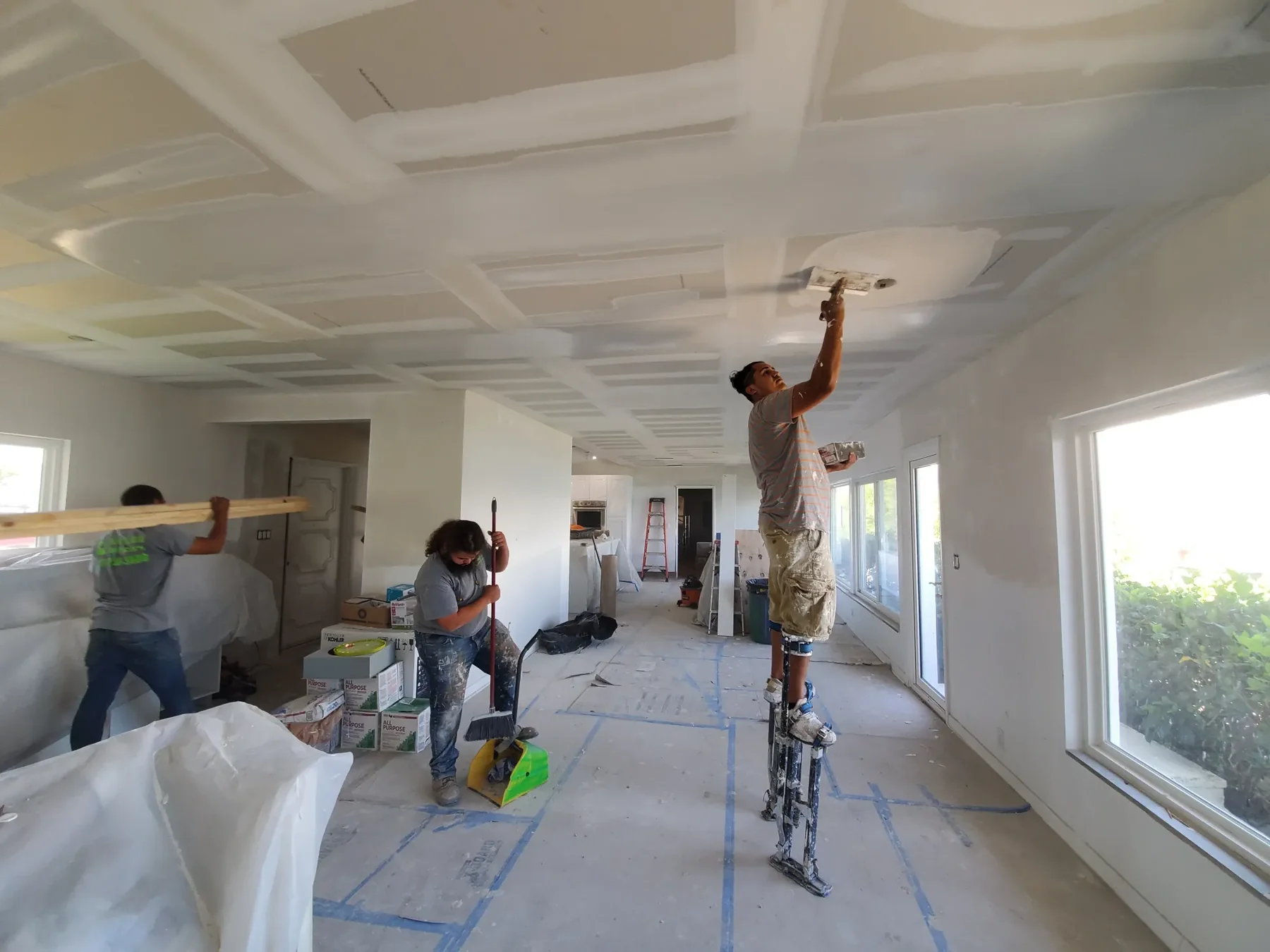 Kitchen remodel construction phase