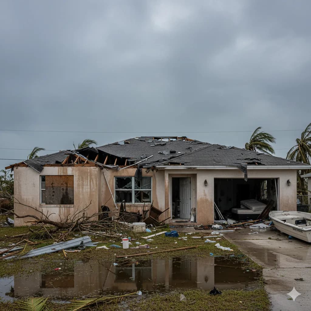 St. Petersburg custom home teardown lot before site preparation begins
