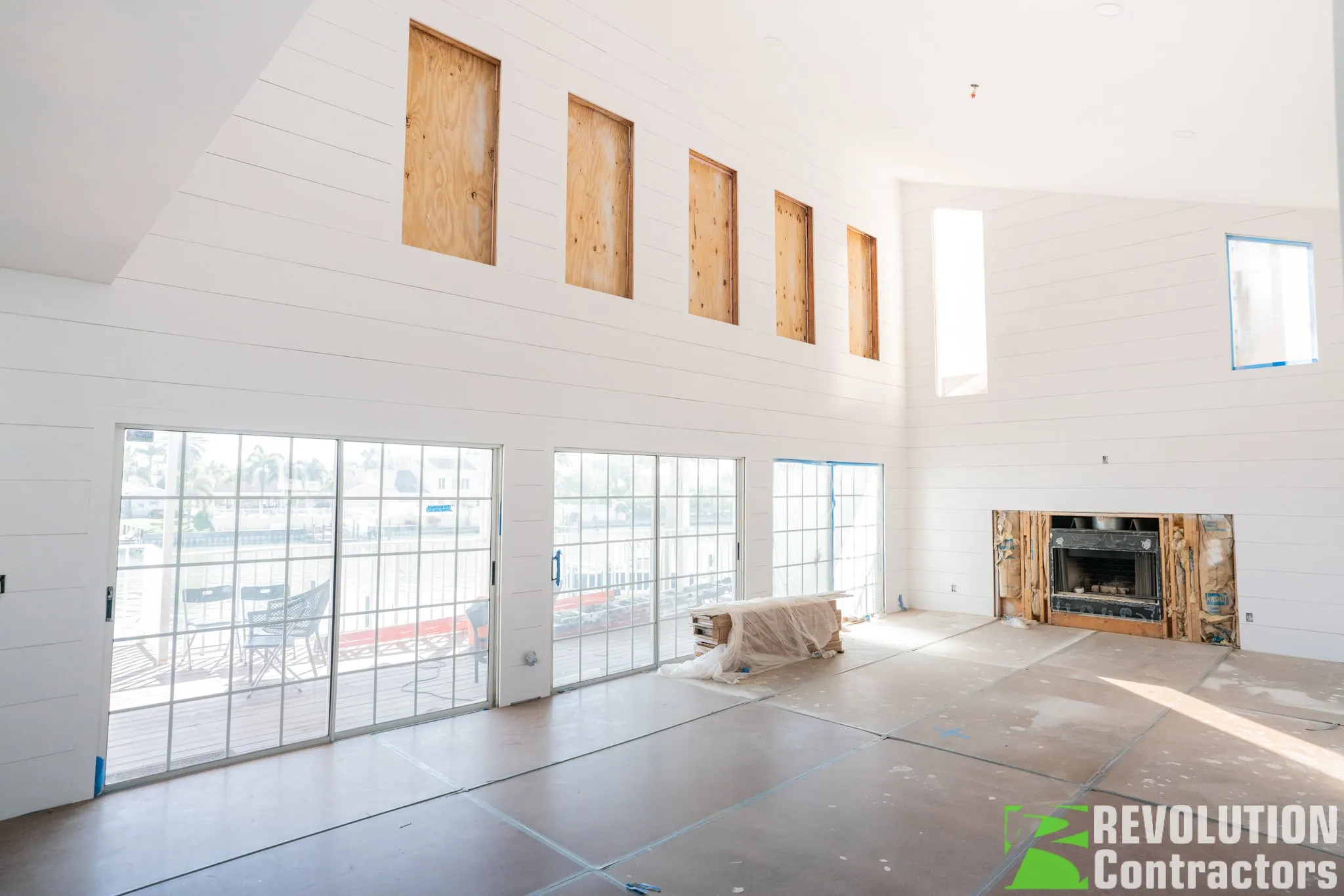 Custom renovation project by Revolution Contractors