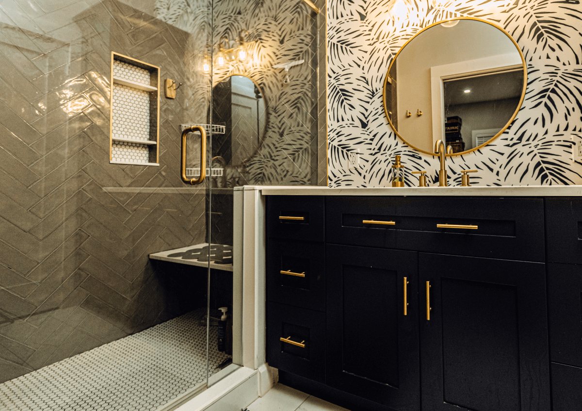 Bathroom remodel example