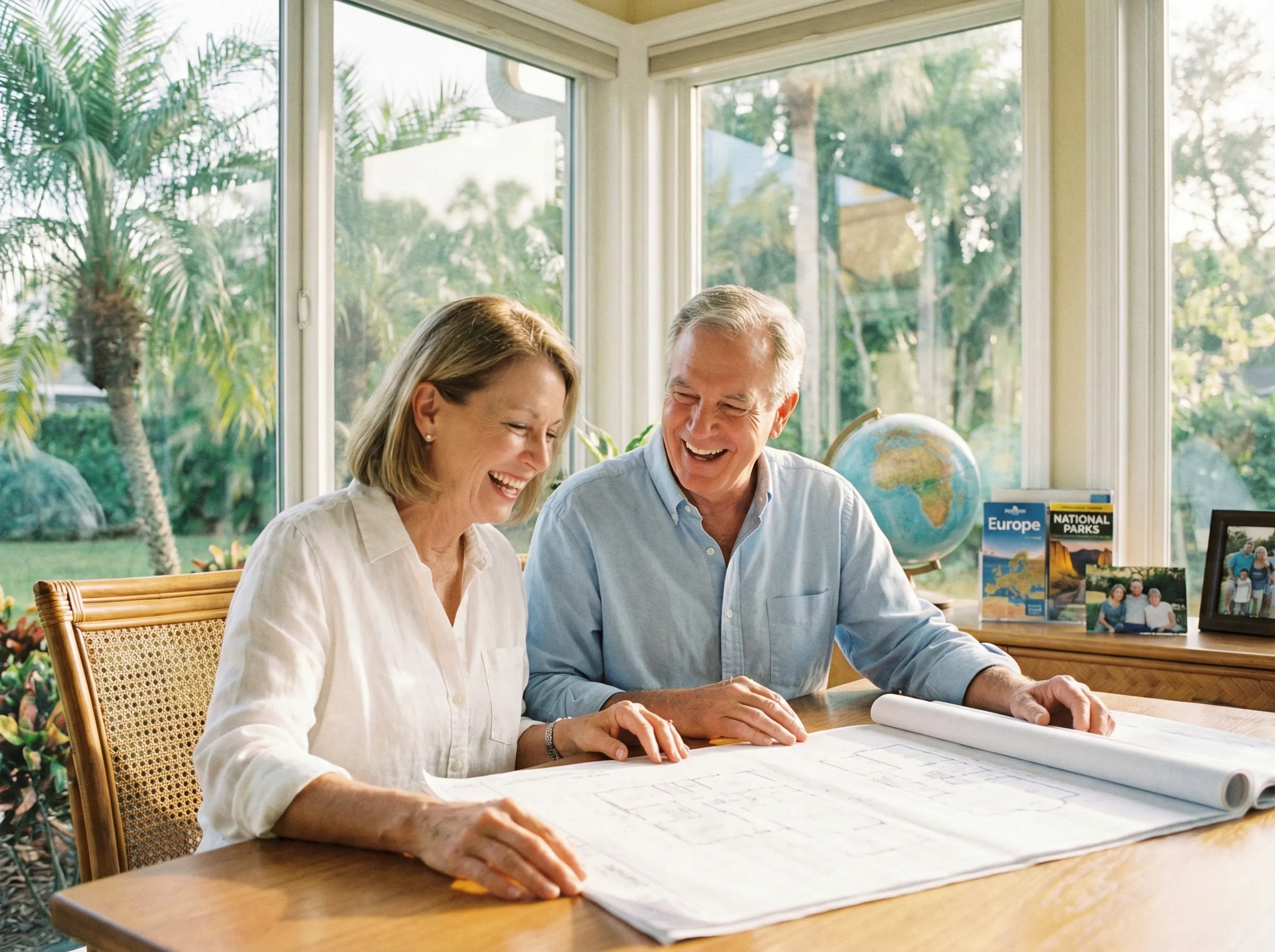 Outdated 1950s home layout with separated formal rooms