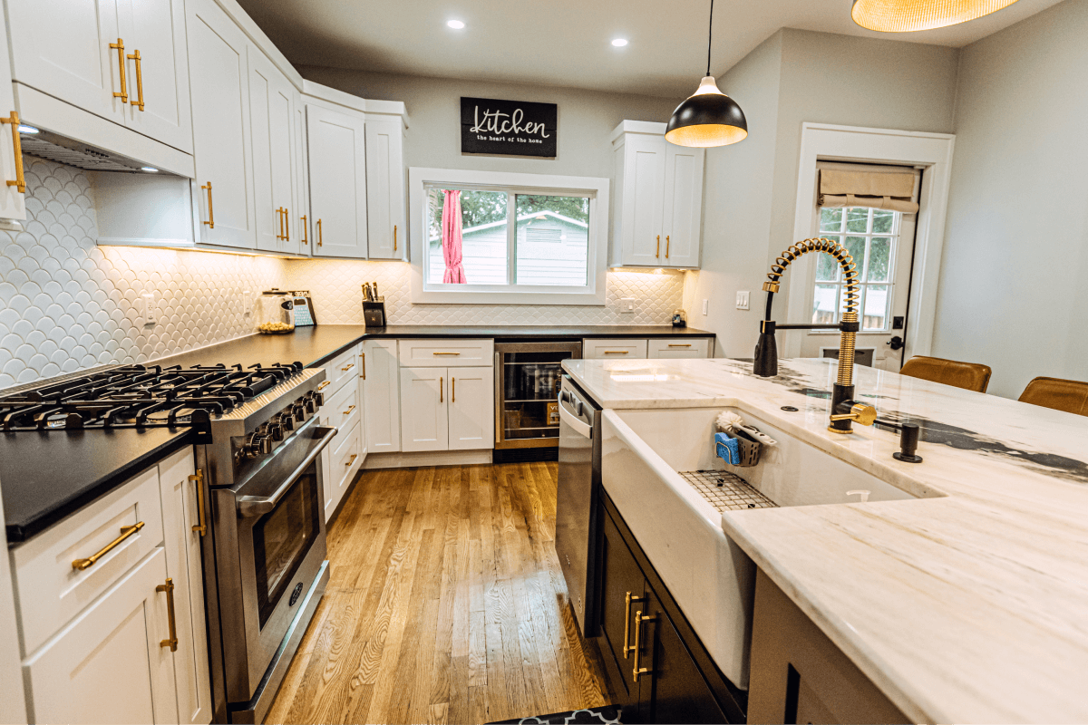 Kitchen remodel example